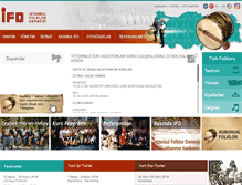 Tablet Screenshot of istanbulfolklor.com